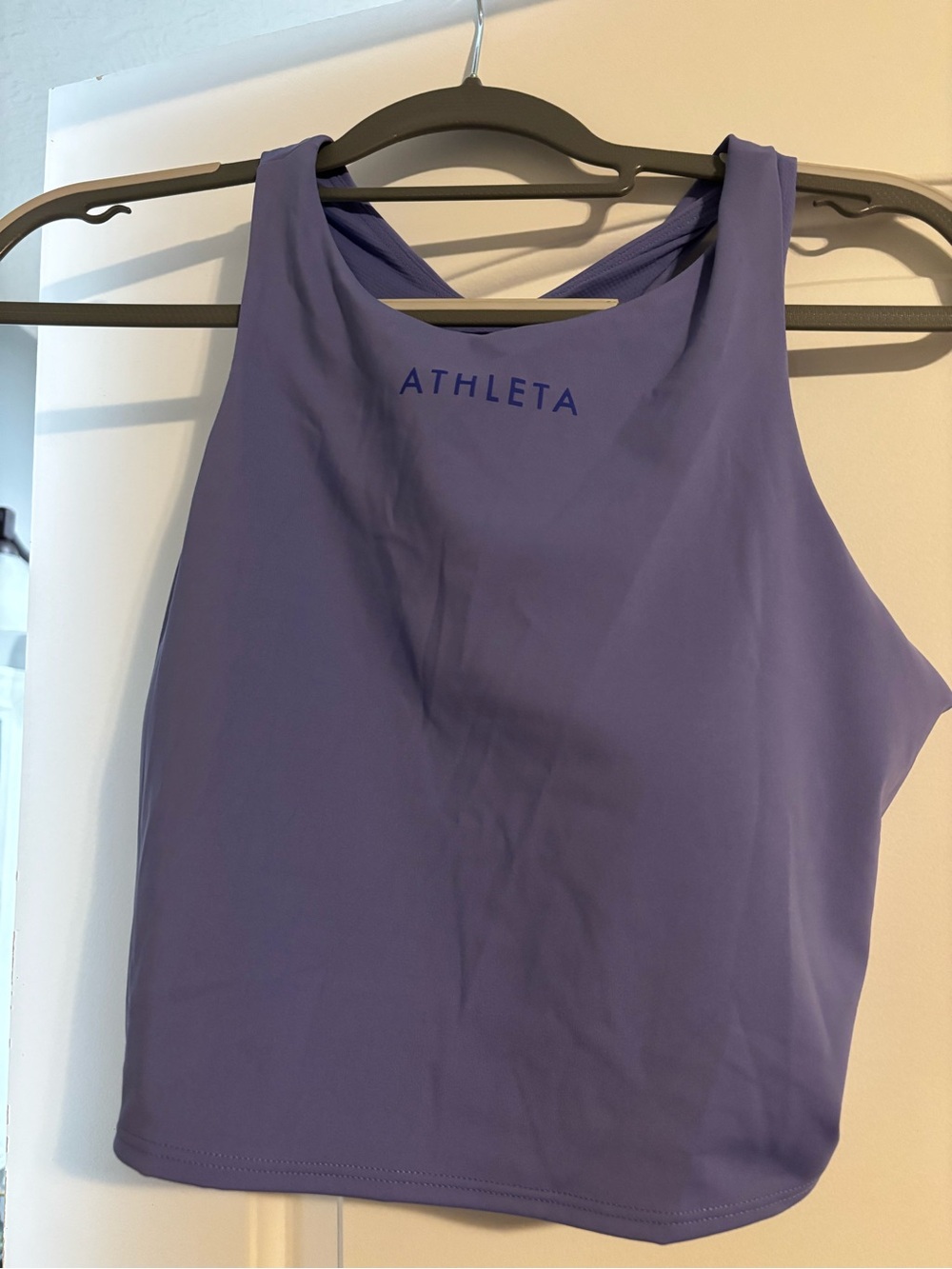 Athleta Lavender Cropped Racerback Tank - Picture 1 of 2